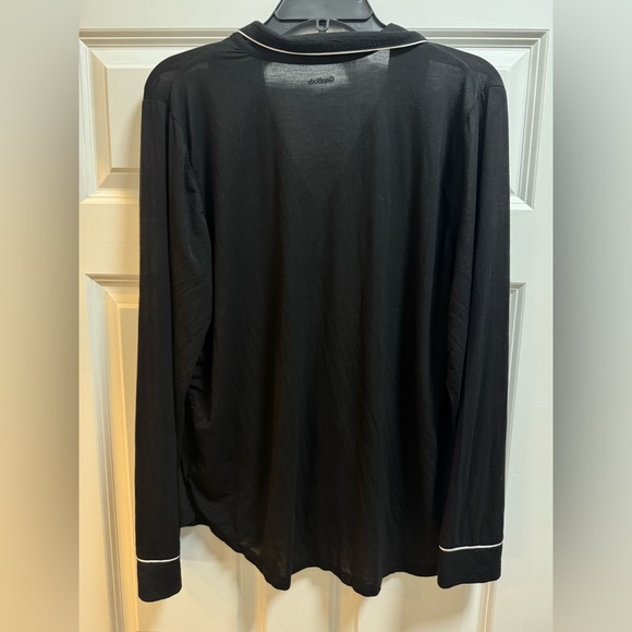 GAP Softest Modal PJ Pajama Shirt and Pants in Black - Picture 4 of 10